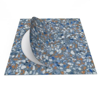 Forbo Allura Material 63592DR7 blue terrazzo circle фото 2 | FLOORDEALER